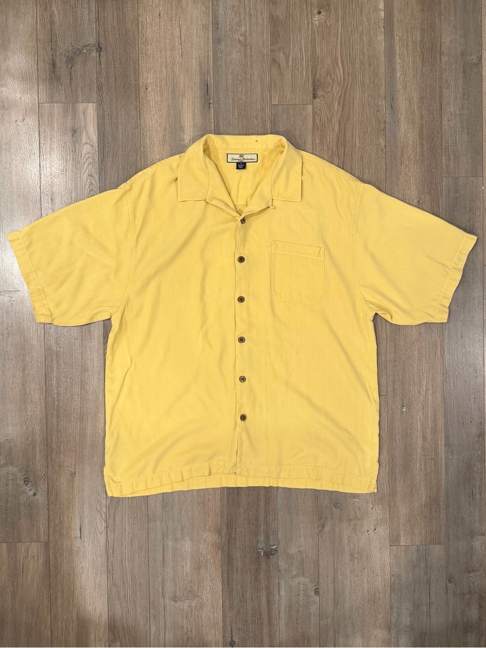 Tommy Bahama Short-Sleeve Button-Down Shirt in Yellow